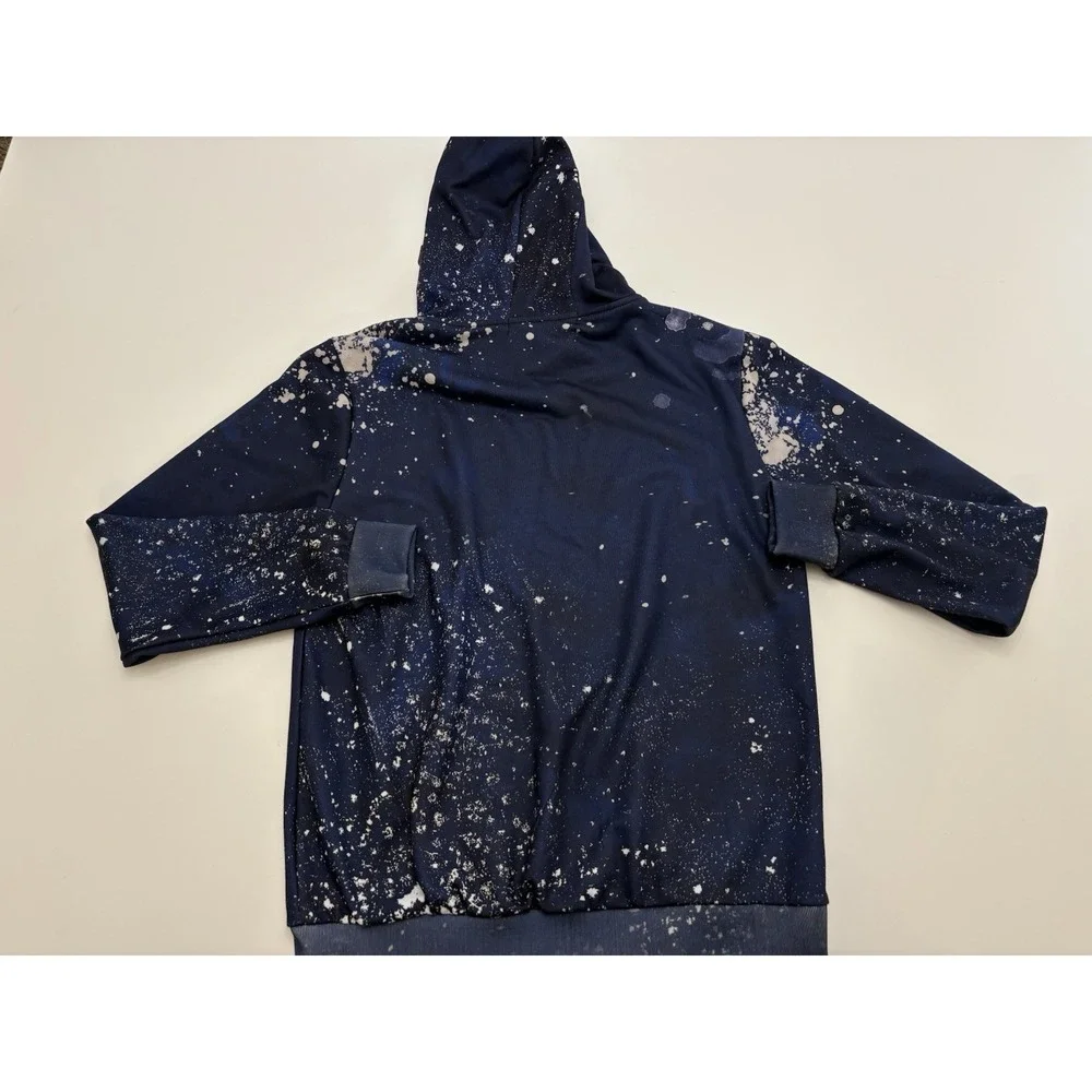 New Hudson Outerwear Dead Presidents Graphic Hoodie SZ M - Picture 4 of 4